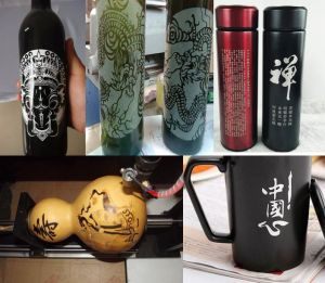 大庆龙凤区酒瓶葫芦工艺品激光雕刻机